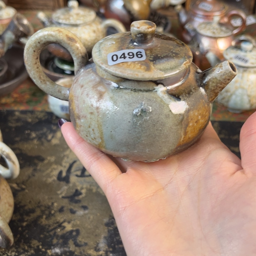 杯Z*S柴烧茶器窑宝壶