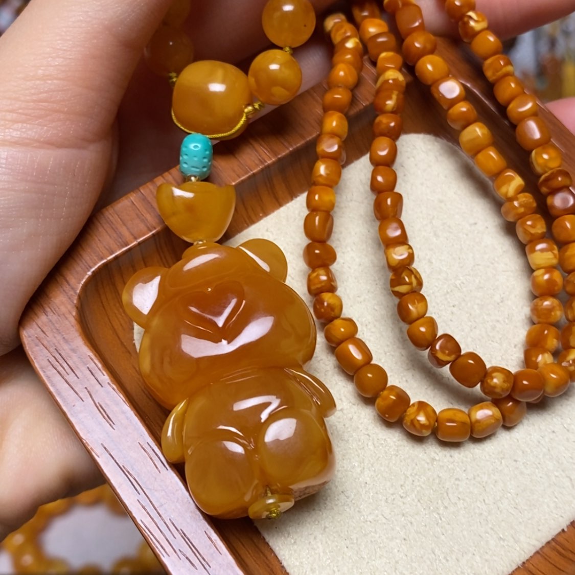 【闪购商品】蜜蜡颈饰未镶嵌项链