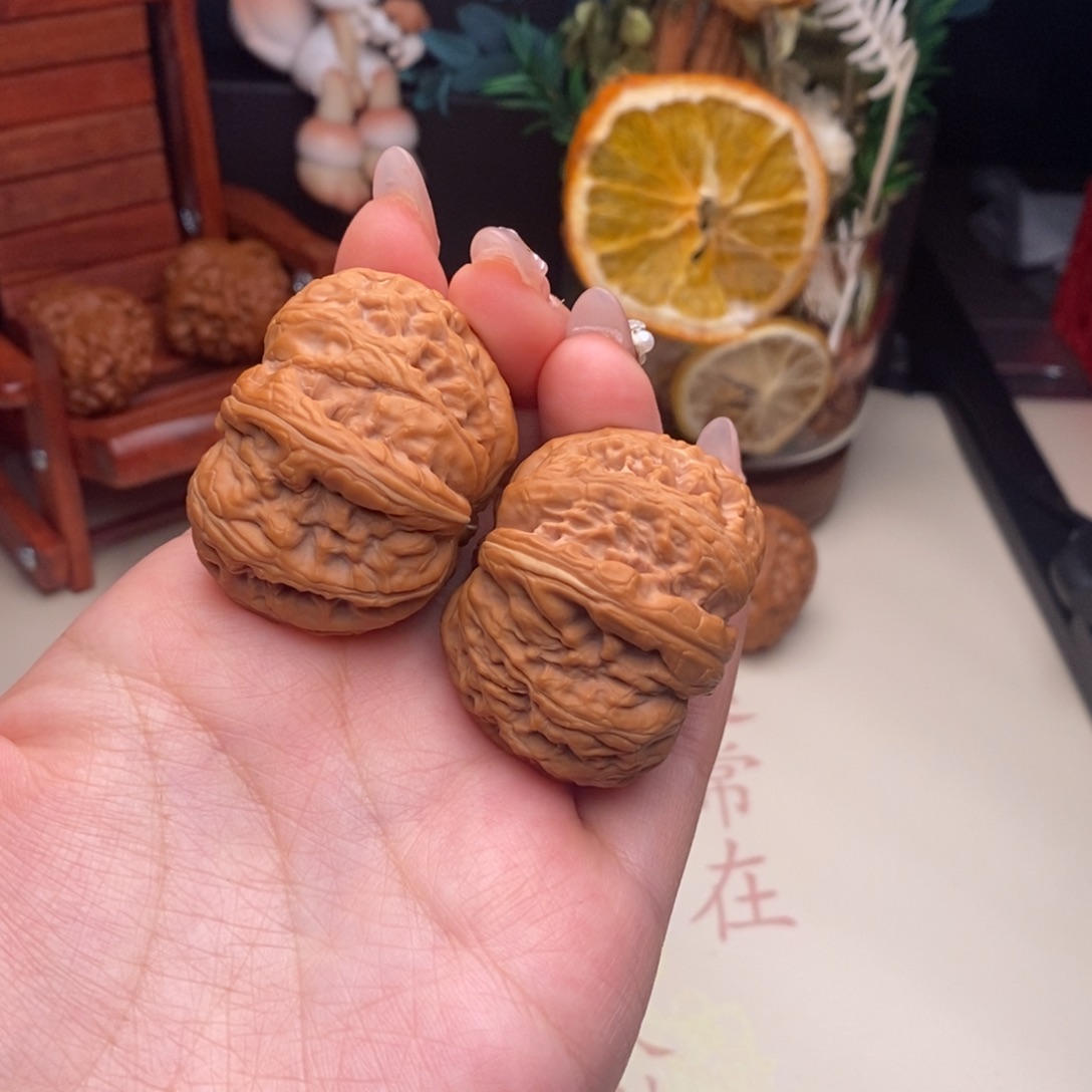 桃核把件44✖️40平谷元宝