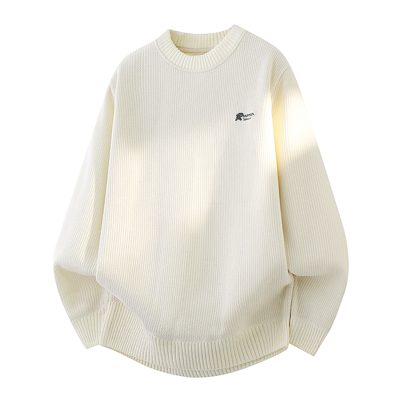 【高品质 卫衣】冬季加绒加厚休闲打底衫男士宽松毛衣保暖 直播777