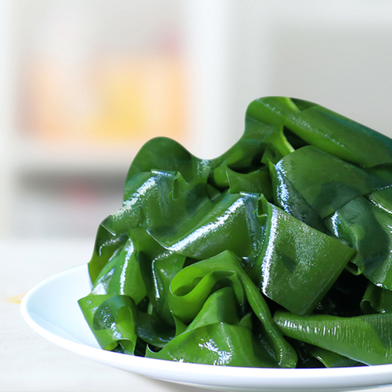 山东威海荣成当季2025新鲜头茬盐渍裙带菜碱性藻类少盐无虫咬窟窿