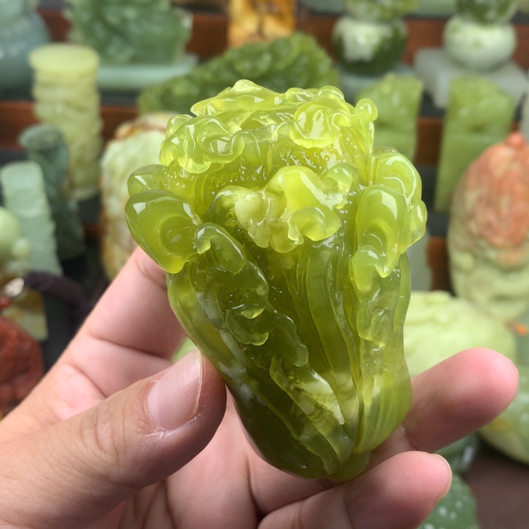 岫玉未镶嵌手把件