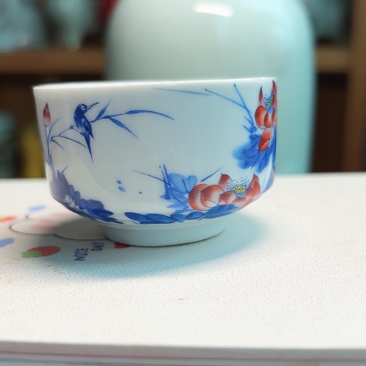 6个青花杯 新粉福利