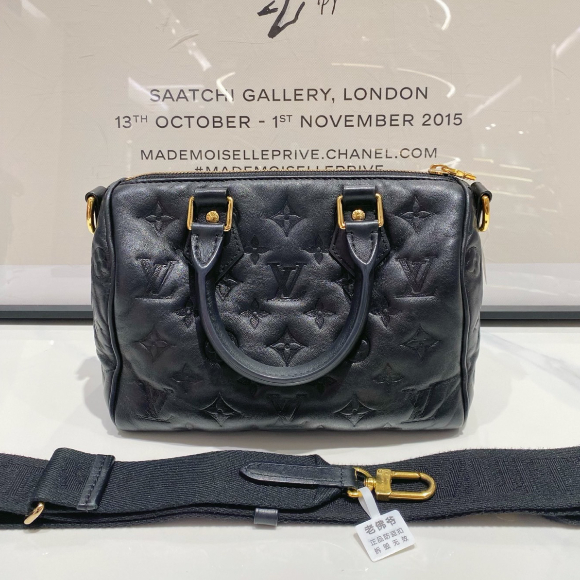 99新 LouisVuitton/路易威登 lv speedy22 全皮斜挎包（14269）