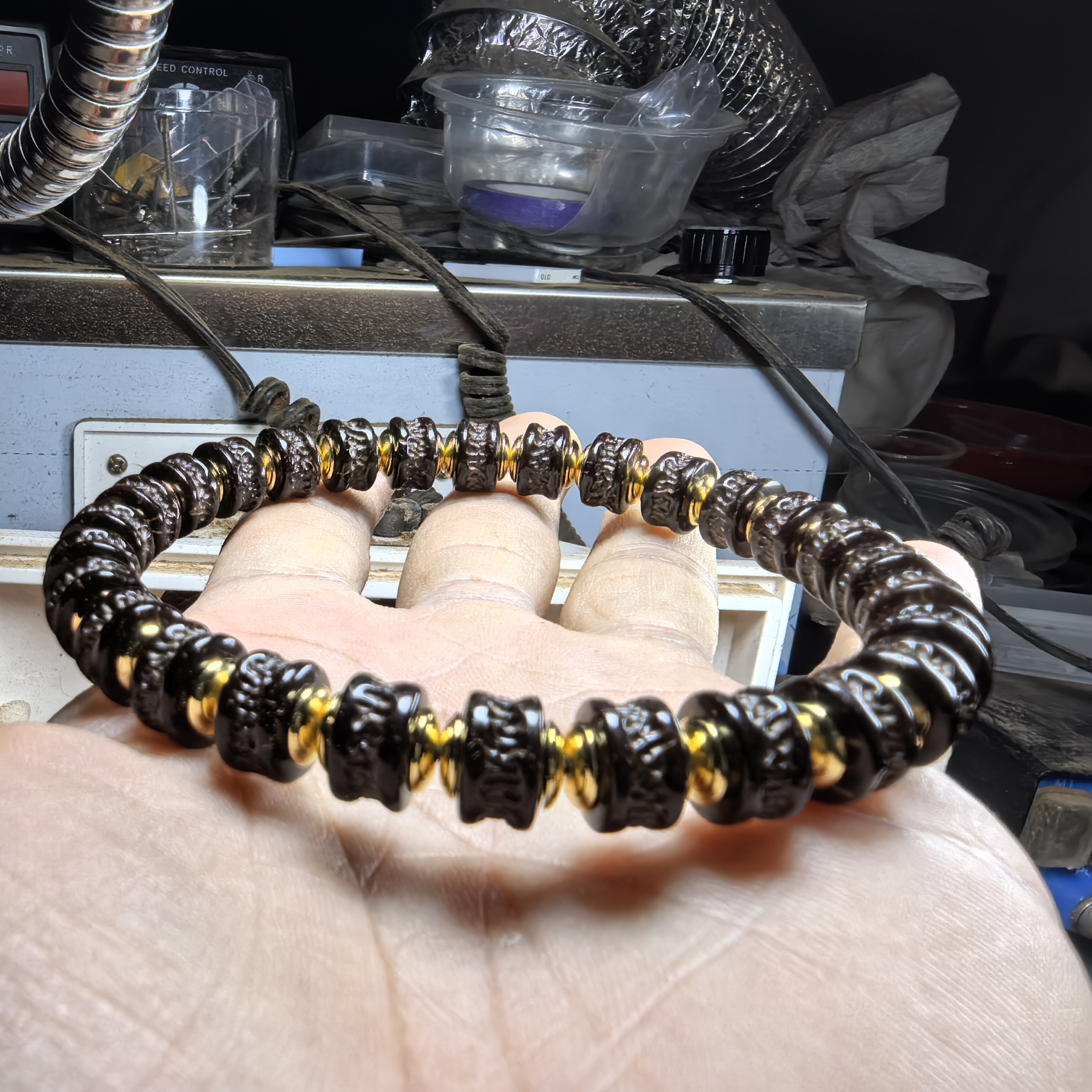 印尼原生态椰嘎金盾9X6，手工制作