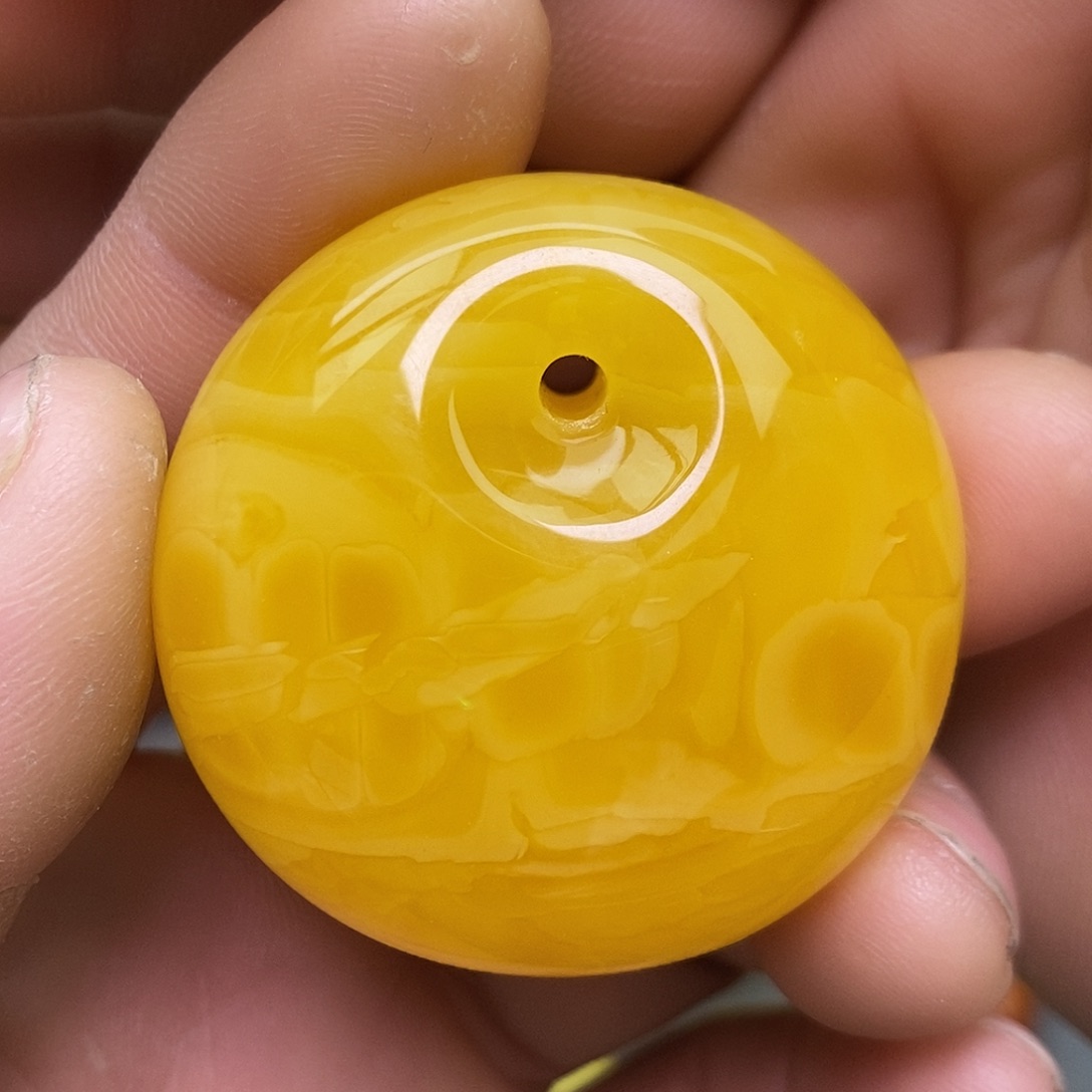 蜜蜡未镶嵌珠宝奇石焦皮料公主扣