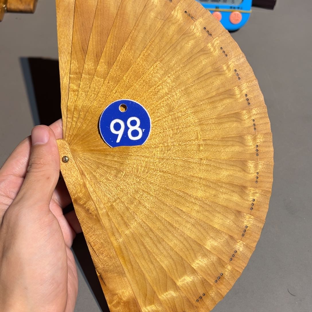 金丝楠小叶桢楠苏扇15cm