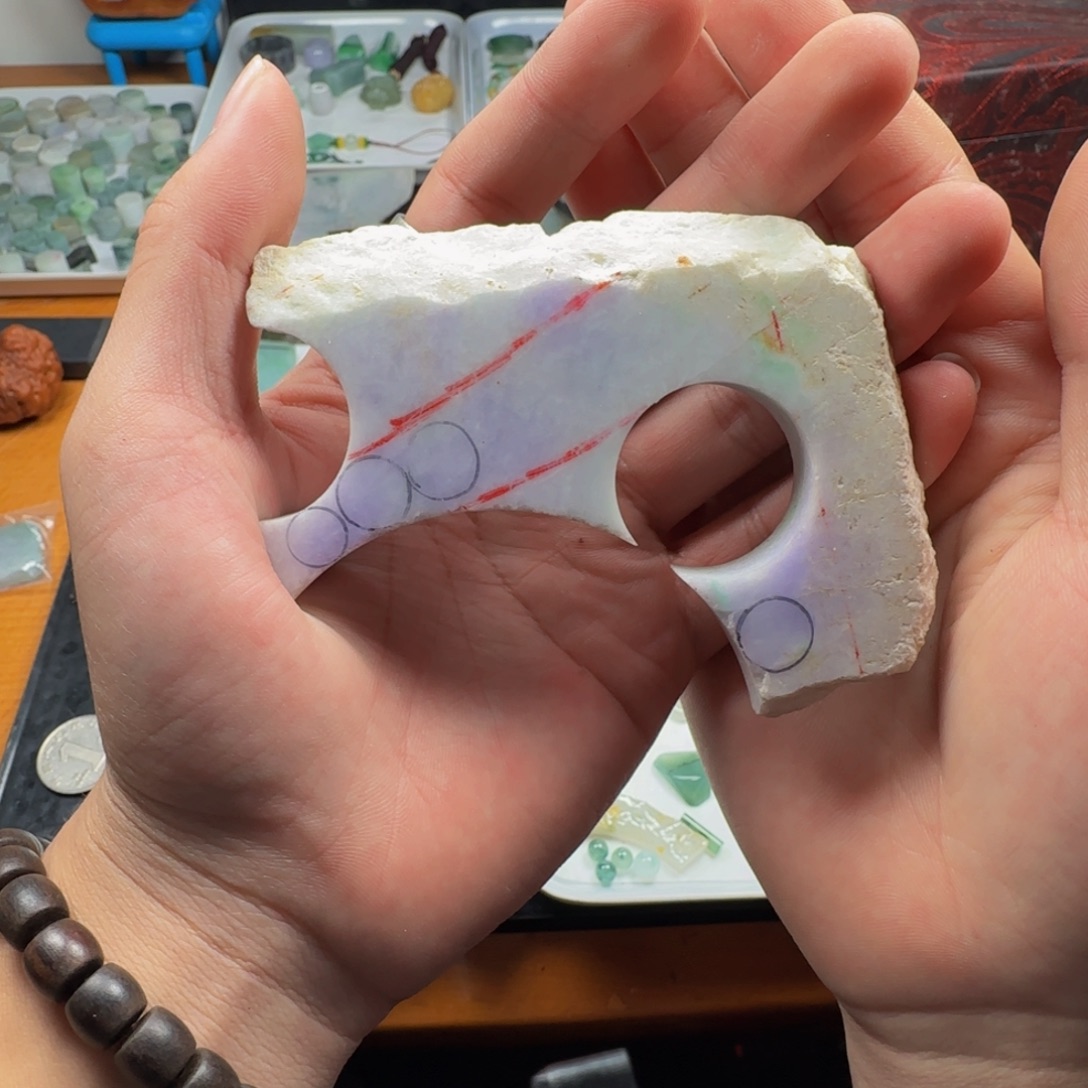 定制翡翠未镶嵌材料