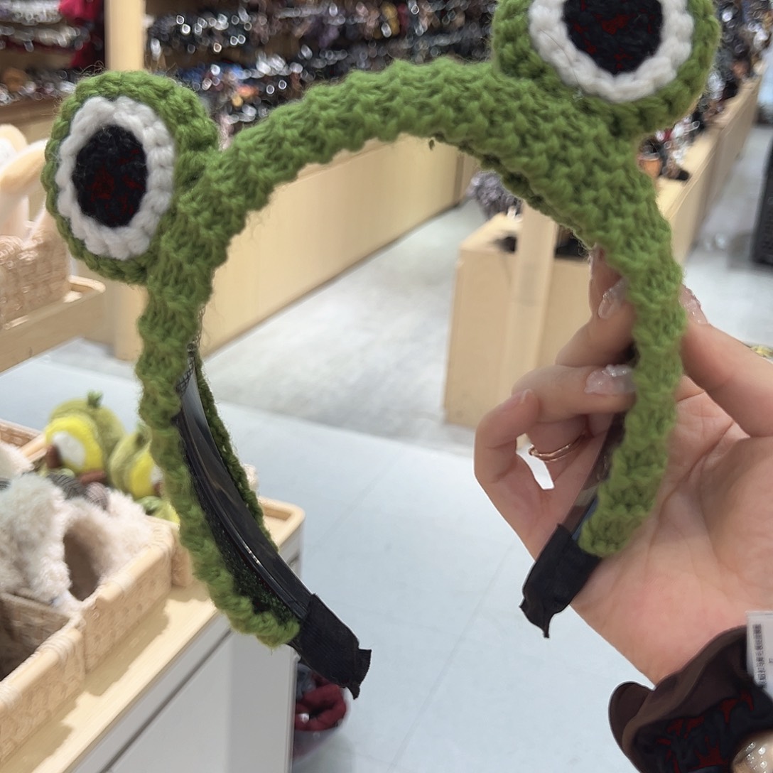 非金属绿色青蛙发箍