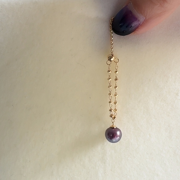 银S925镶嵌淡水珍珠戒指灵动戒指