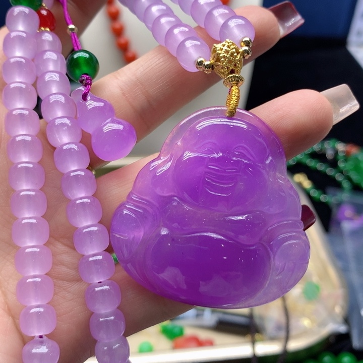 翡翠颈饰未镶嵌吊坠