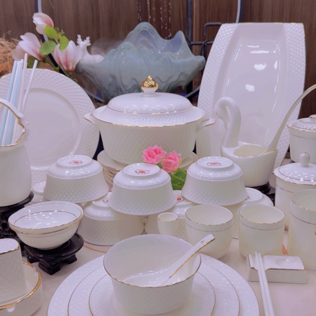 瓷景德镇碗碟单拍