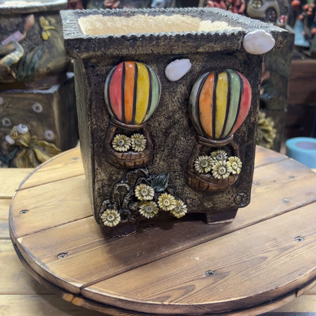 红陶青藤多肉花盆