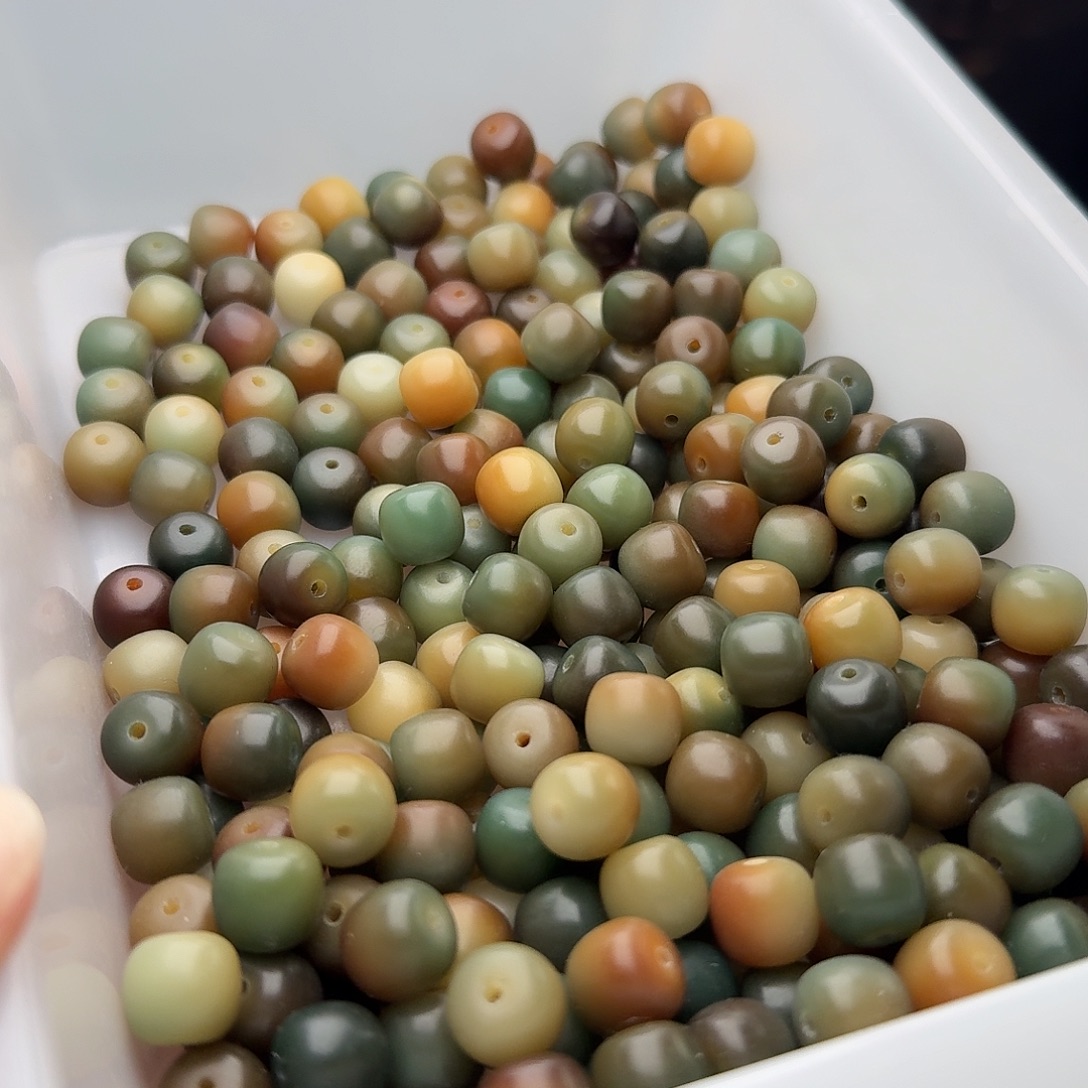 吊坠菩提根/象牙果50 颗复古绿敦煌 11 桶