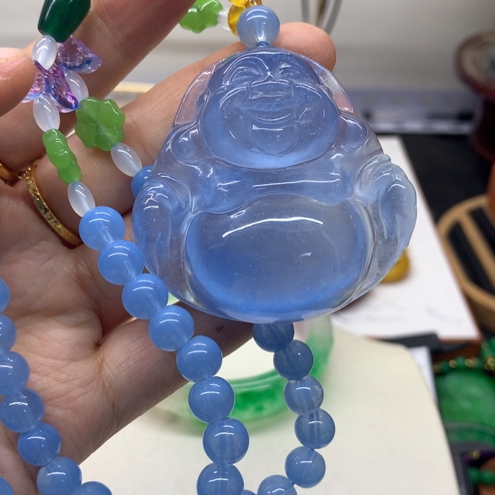 颈饰未镶嵌翡翠吊坠