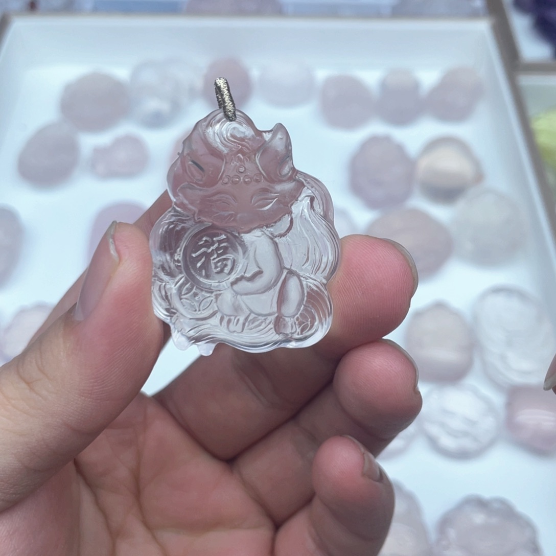 水晶吊坠(不含链)未镶嵌悠**得