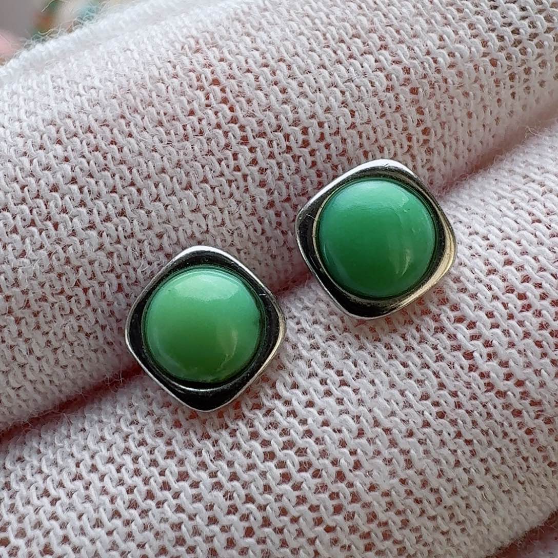 绿松石珠宝奇石银S925镶嵌