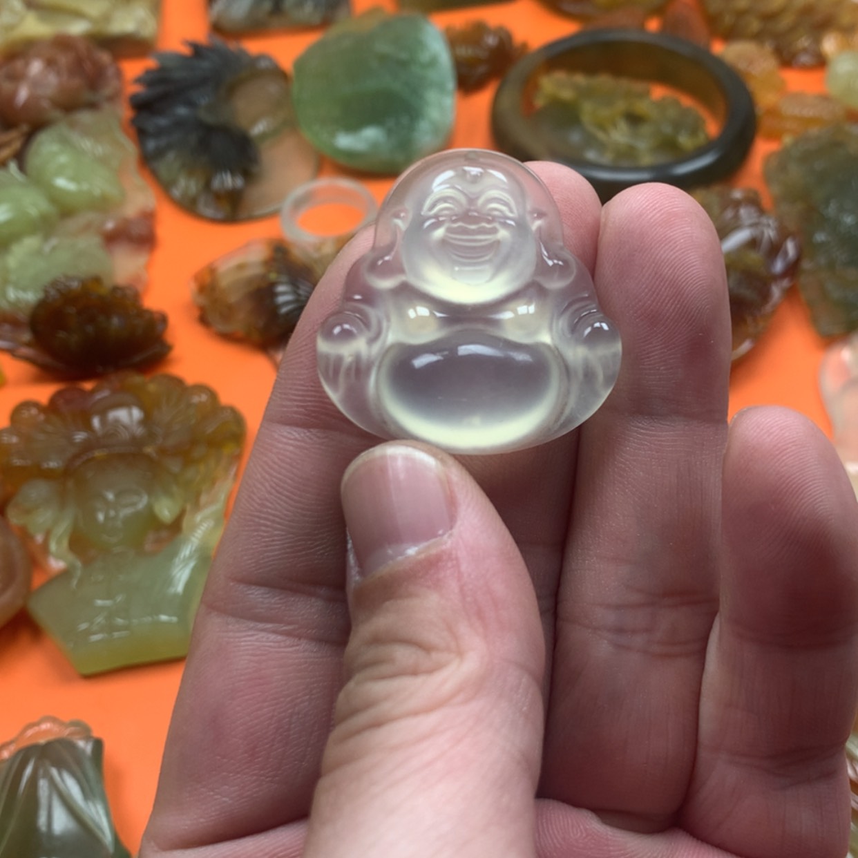 【闪购商品】蛇纹石玉颈饰未镶嵌