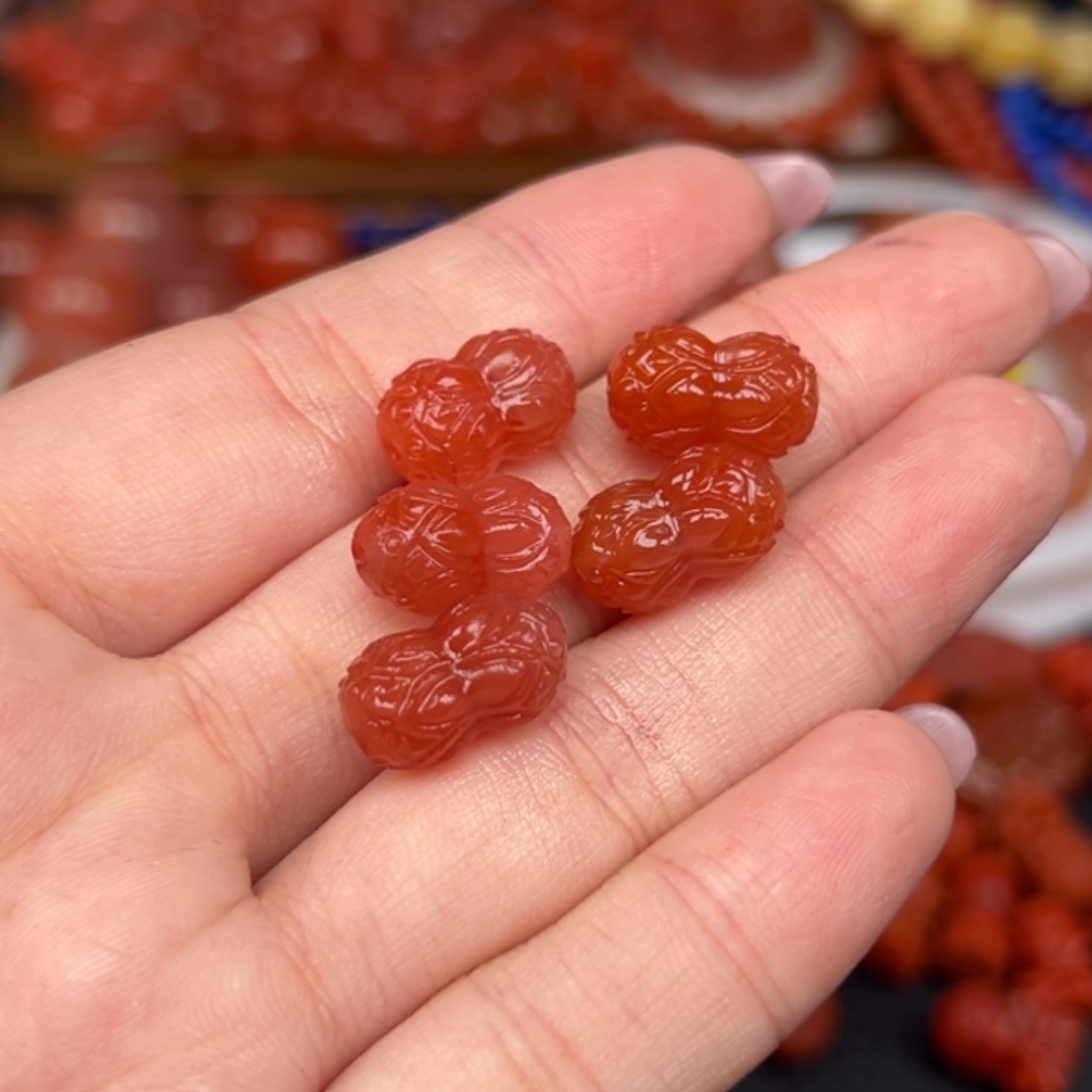 南红玛瑙未镶嵌吊坠(不含链)