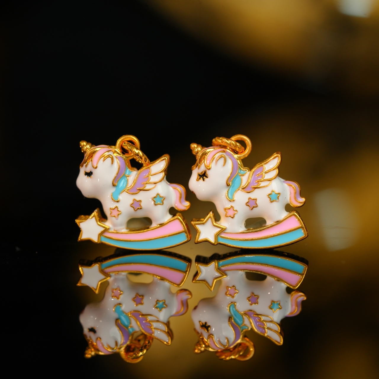 【初见珠宝】18K金吊坠3-1CL117X726【多样性发一件】