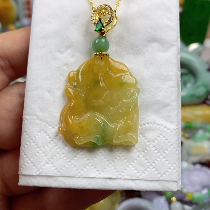 翡翠吊坠(不含链)未镶嵌