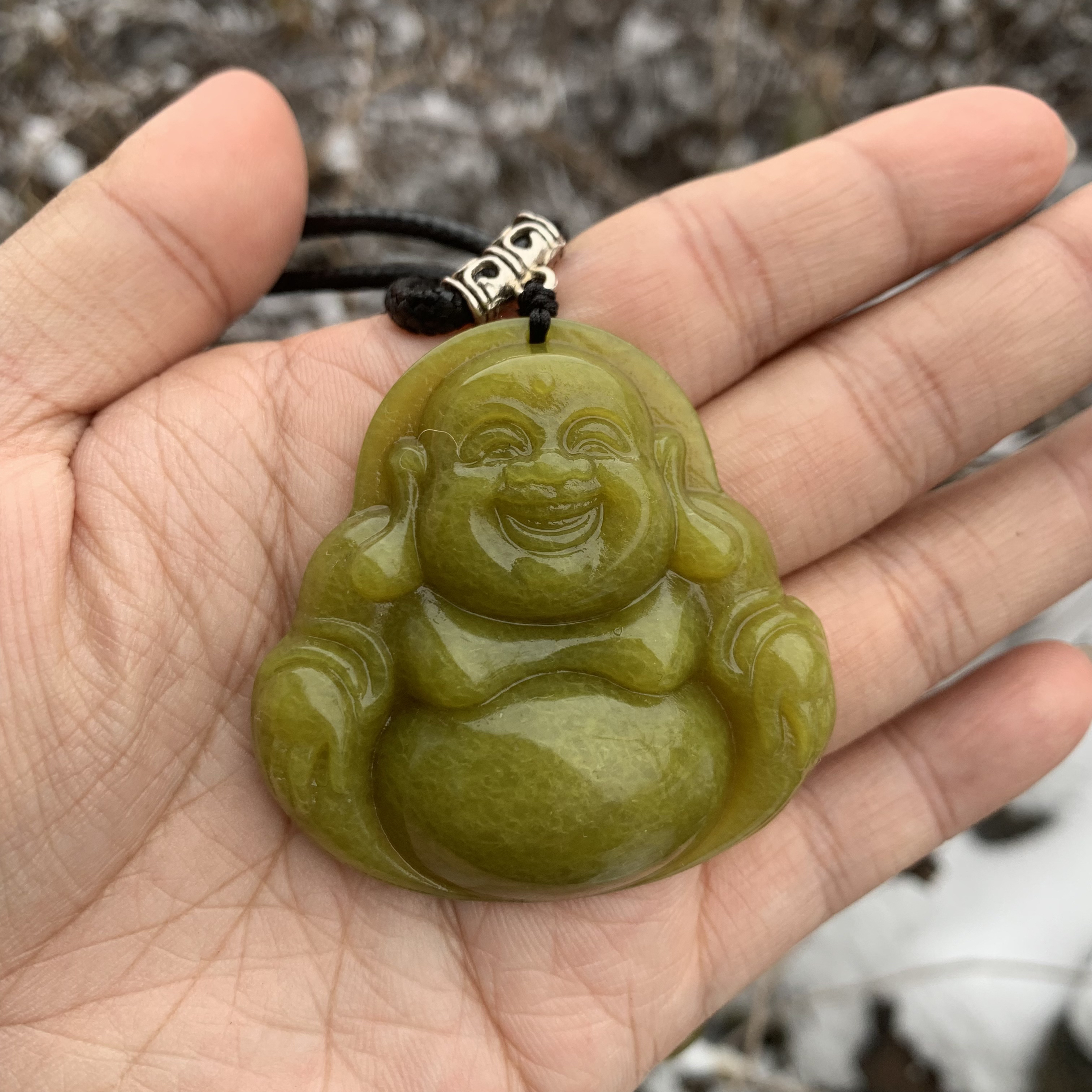 【无忧】快乐赚钱的神器鸡油黄的45mm尺寸大佛愿你钱多多快乐多多