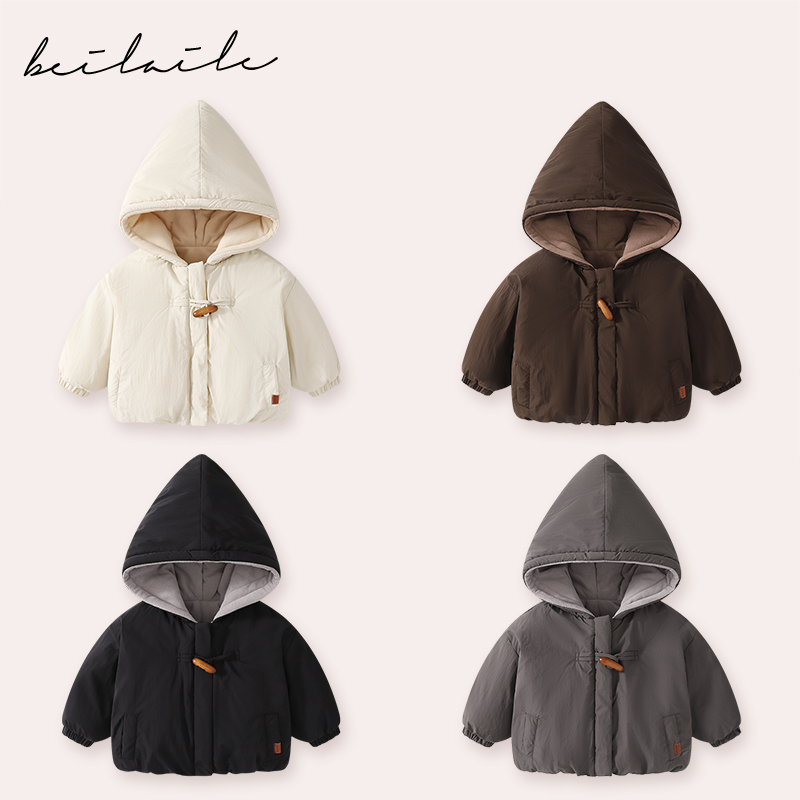 【三防三层加厚巫师帽 加绒保暖 】婴儿冬装宝宝巫师帽休闲外套i27