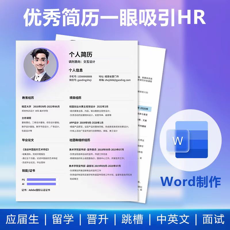 简历优化亲授大通关