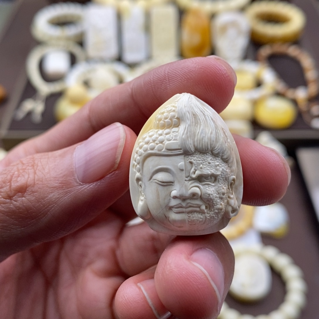 琥珀裸石未镶嵌蜜蜡蜜蜡吊坠项链