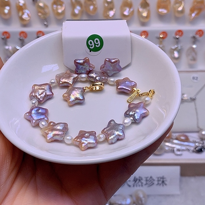 L***y淡水珍珠未镶嵌颈饰