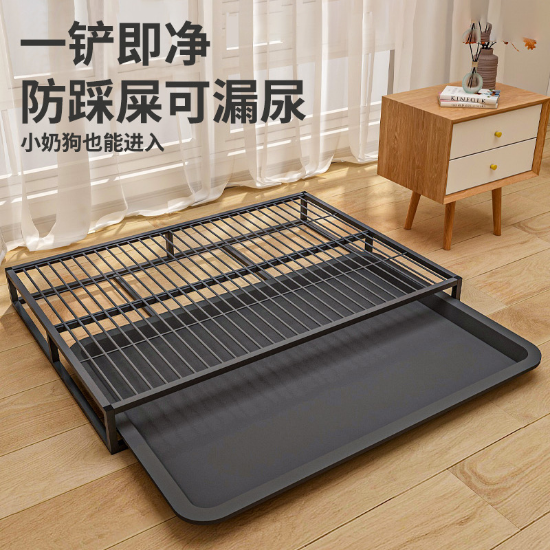 狗盆厕所可冲水狗厕所户外室内大型犬金毛专用防踩网格可拆洗便盆