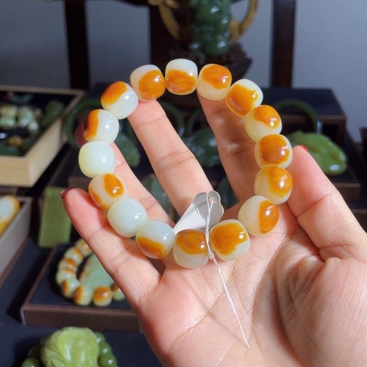 舍***阳手链未镶嵌和田玉