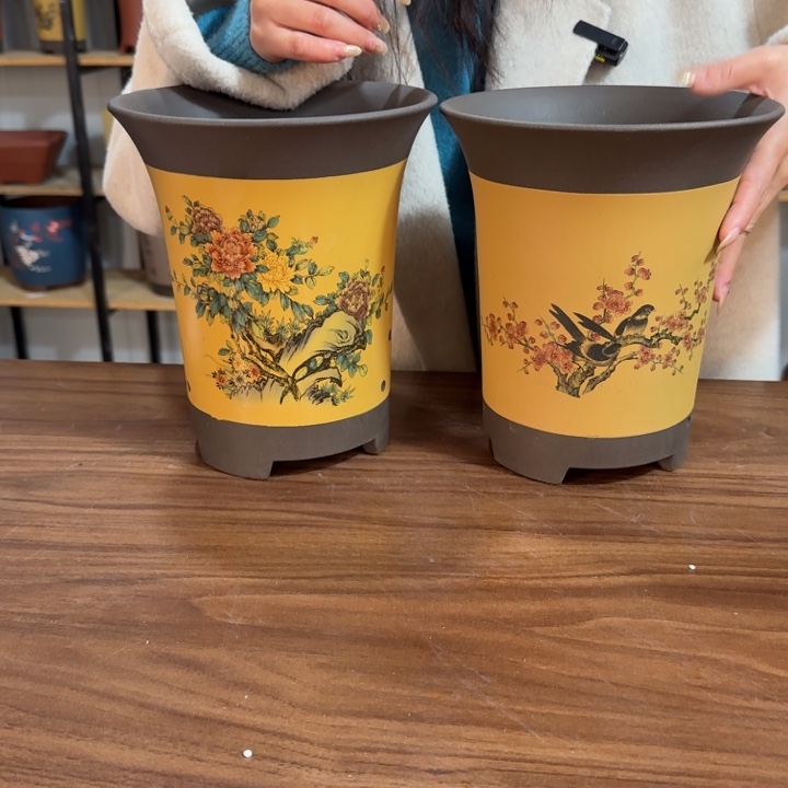 紫砂花盆紫砂花盆破损补发