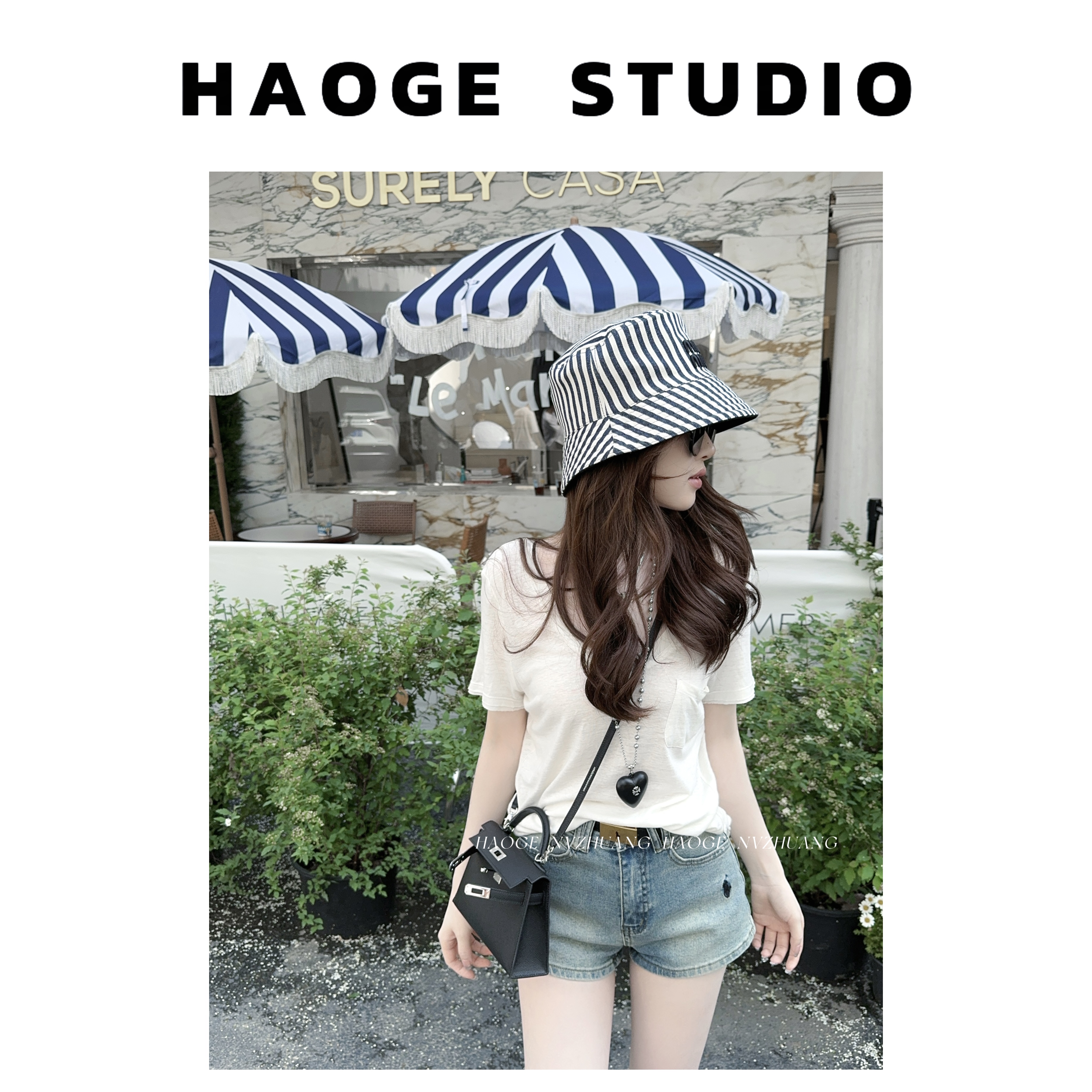 浩哥严选●亚麻T‘’C5TX3448A亚麻混纺T恤预简版宽松韩版日常松弛感