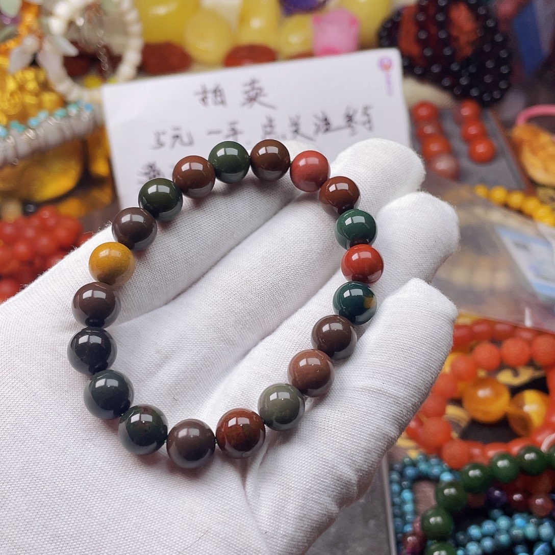 玛瑙/玉髓手链未镶嵌毓*48100