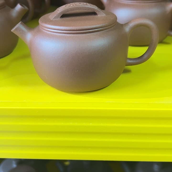 紫砂茶壶底槽清圆汗瓦180cc