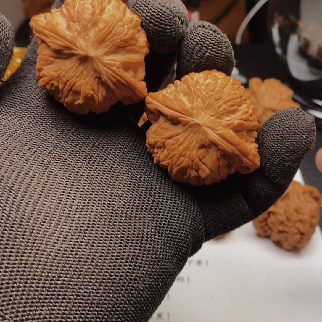 文玩核桃把件任*A002磨盘44.5