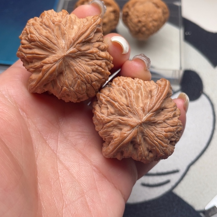 文玩核桃把件磨盘41