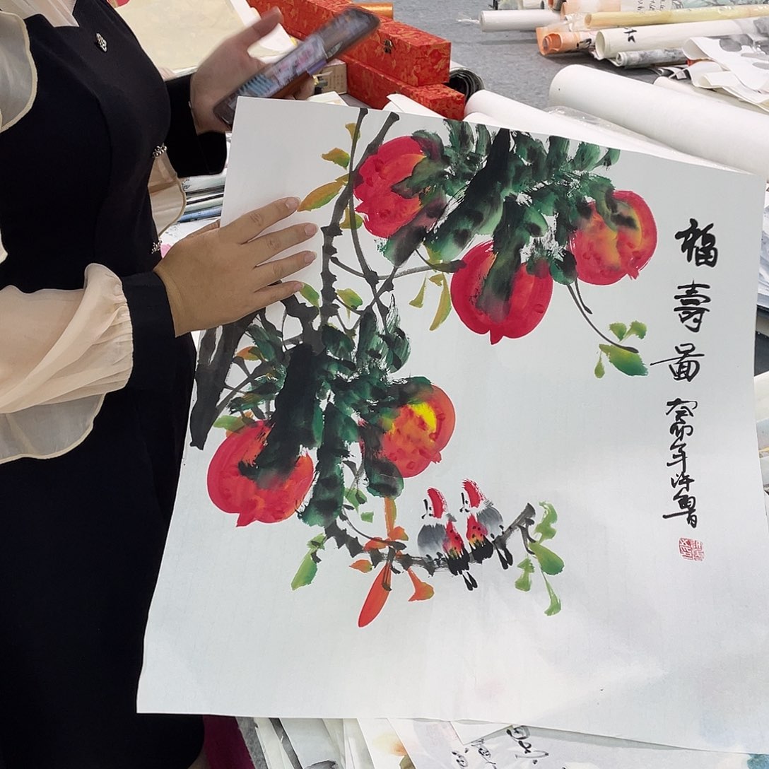 国画纯手绘国画山水花鸟