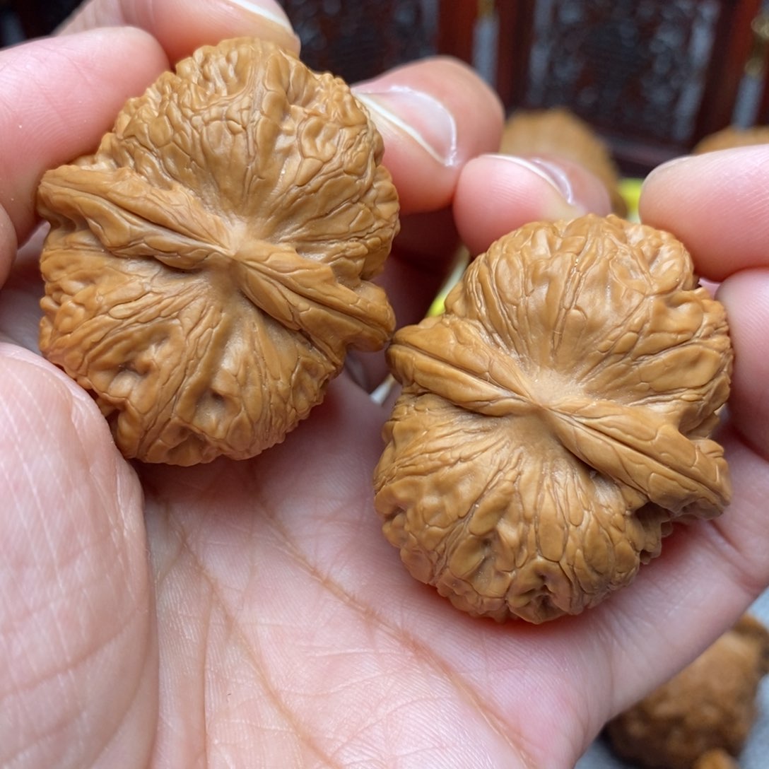 文玩核桃把件毕业精品元宝41尺