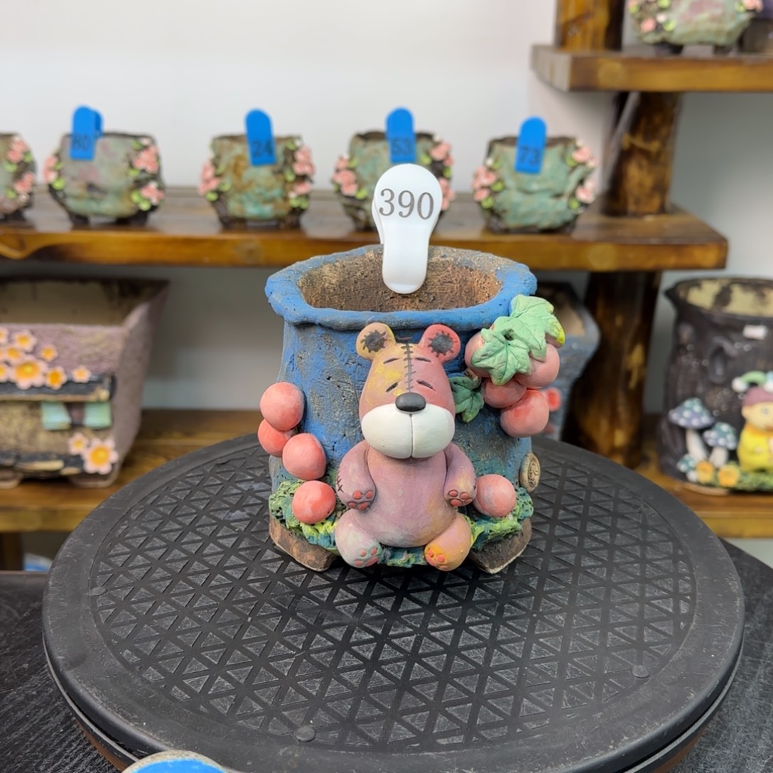 本默花器麦饭石麦饭石花盆