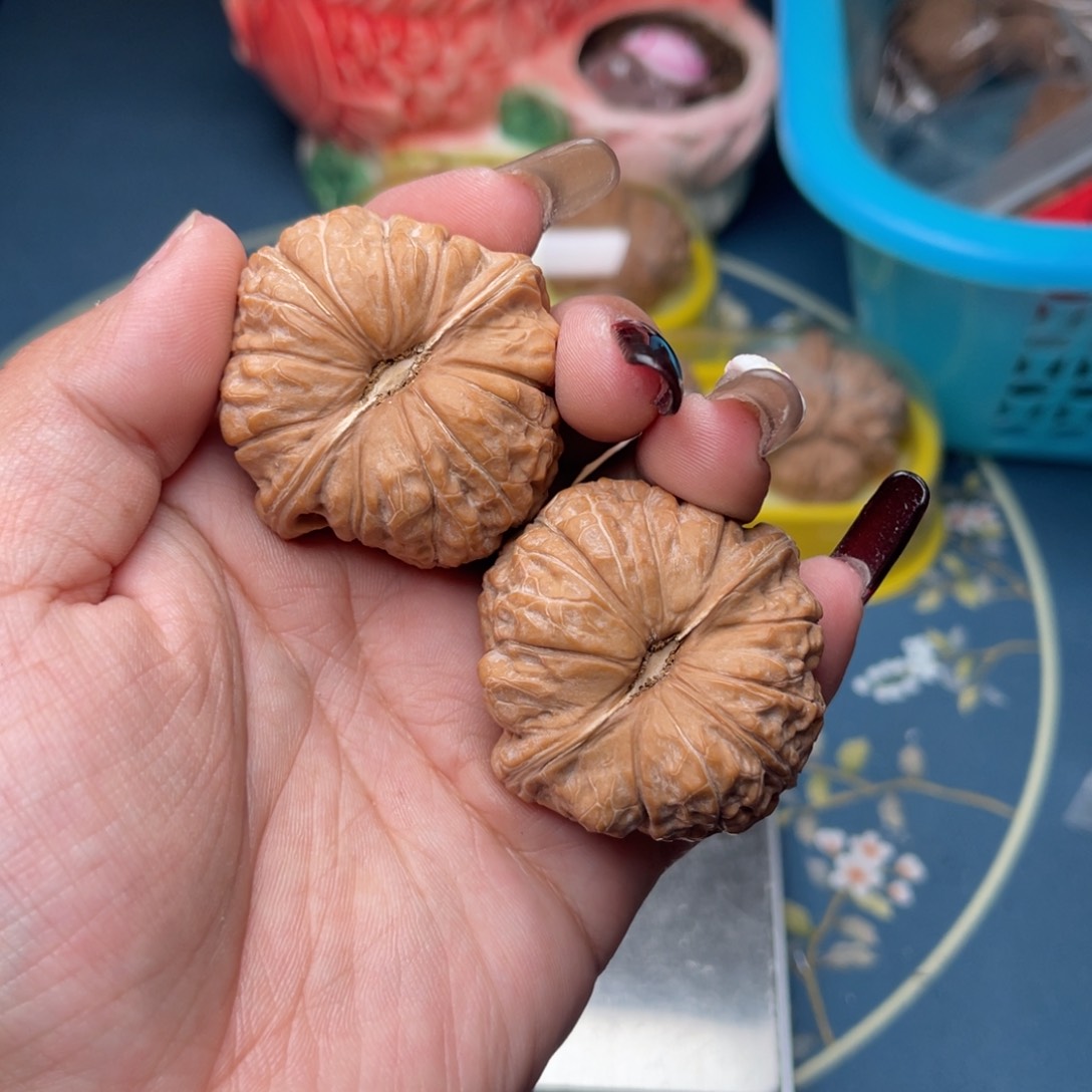 文玩核桃把件泽*—南瓜墩43