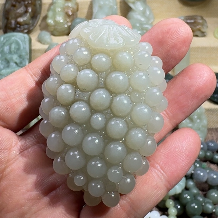 和田玉未镶嵌吊坠(不含链)