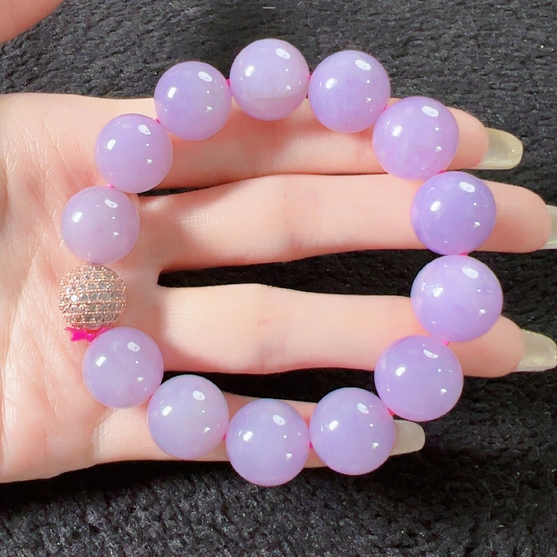 鼓***）翡翠未镶嵌手串分单付，共38800