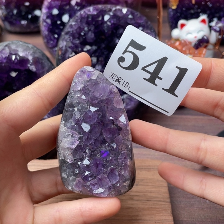 紫晶珠宝半成品未镶嵌