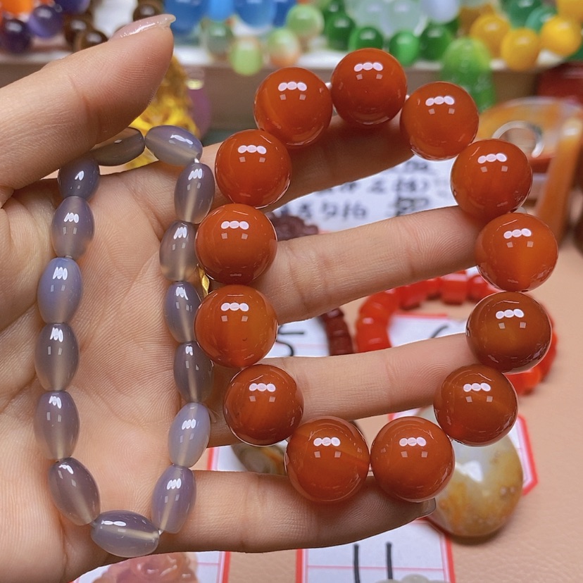 【闪购商品】玛瑙/玉髓颈饰未镶嵌B*u