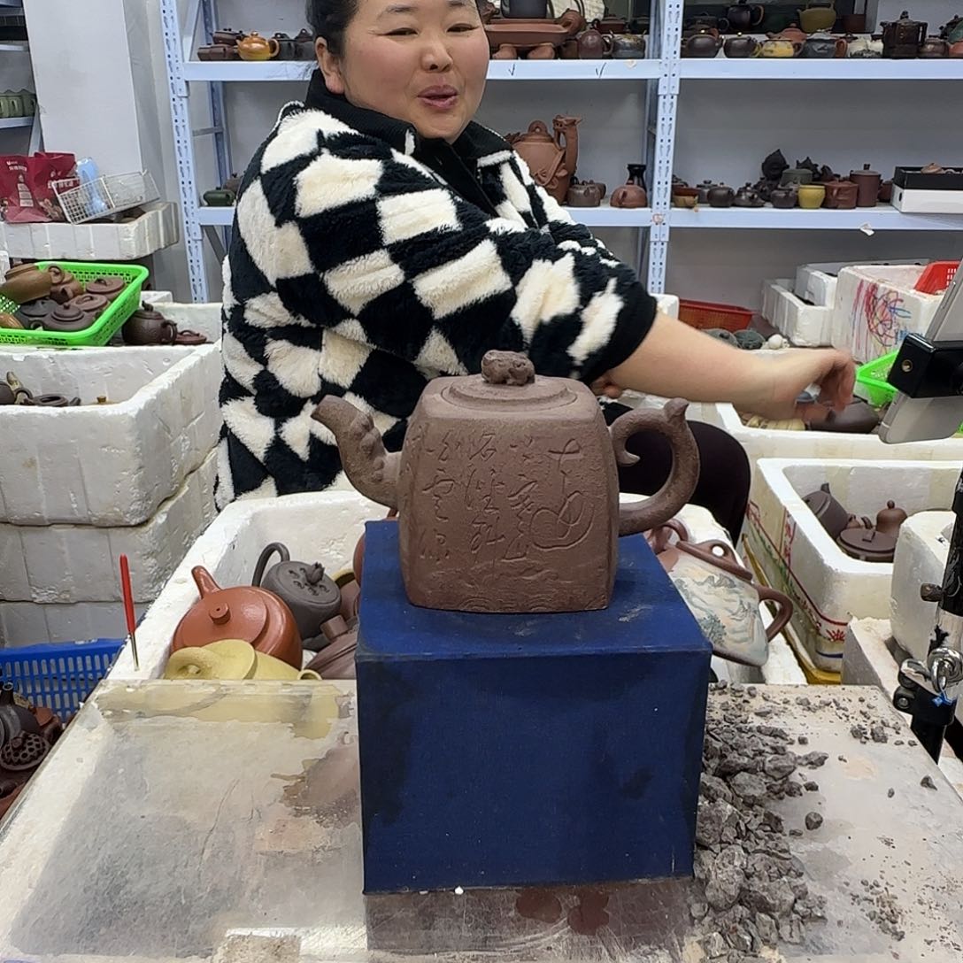 紫砂茶壶宜兴紫砂壶瑕疵处理