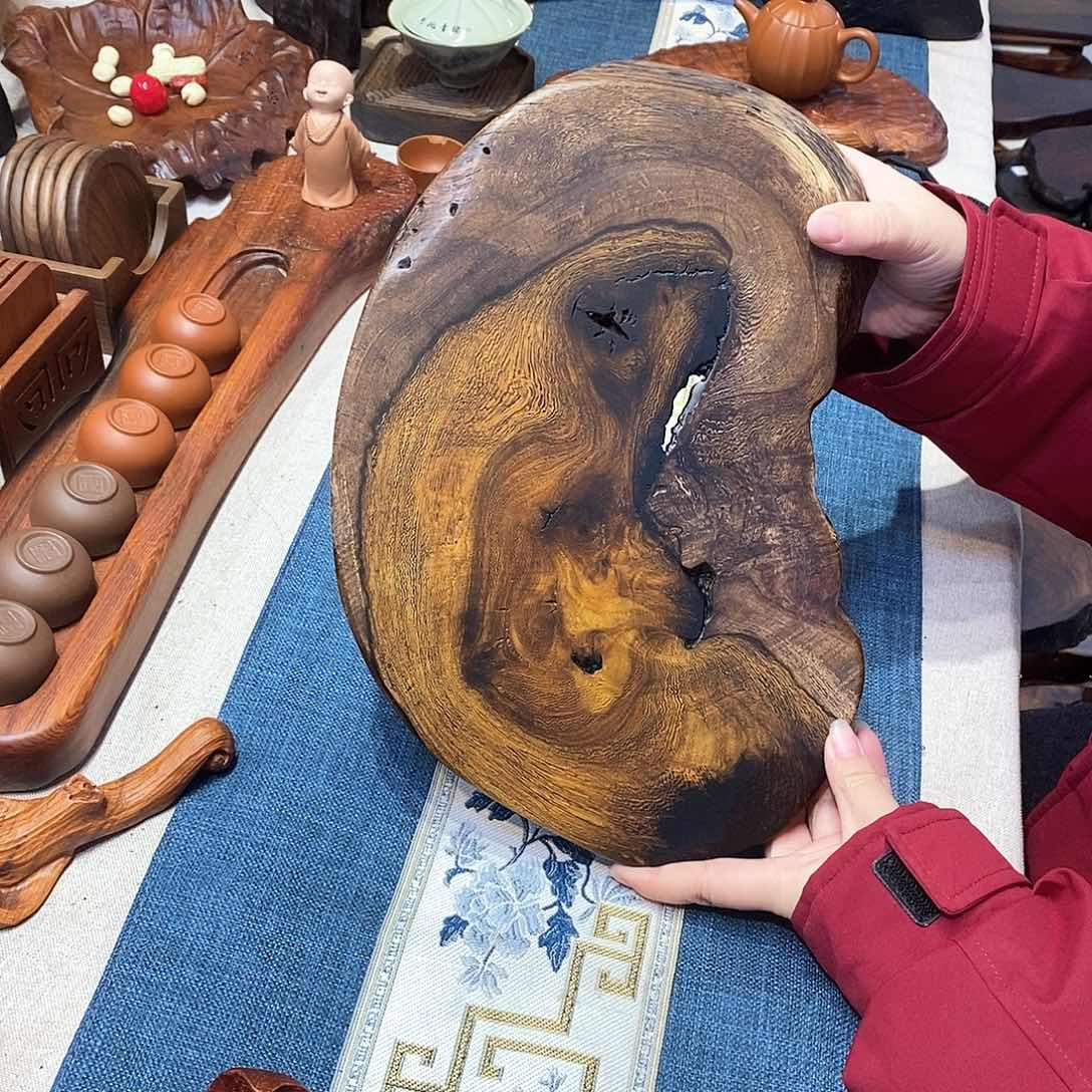 缅甸鸡翅木随形干泡