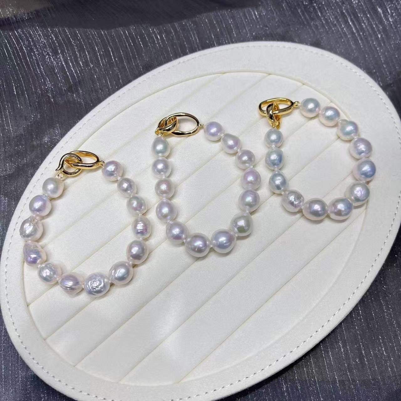 【小彤手链福利】糖纸淡水巴洛克珍珠手链9-11多样性发一RY8186