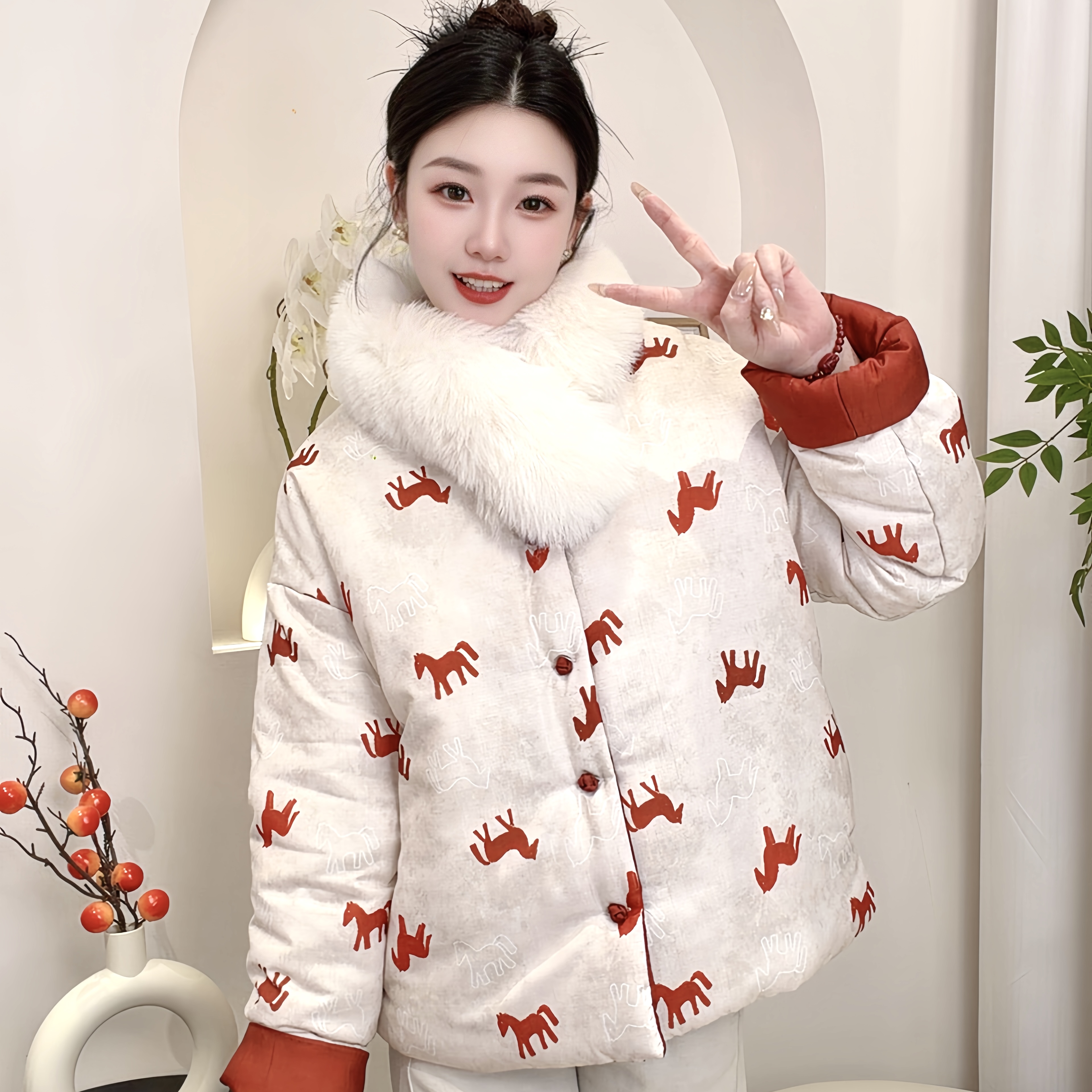 【青舍麻衣】25款双面双穿中国风唐装盘扣棉服外套